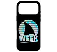 Carcasa para iPhone 17 Pro MAX 2025 Week Retro Shark Fin Lover Sea Ocean Animal Summer Trip