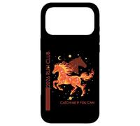 Carcasa para iPhone 17 Pro MAX 2026 Run Fire Horse Running Fitness Atleta Runners Club