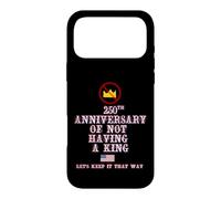 Carcasa para iPhone 17 Pro MAX 250 Aniversario DE NO Tener UN Rey