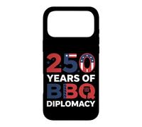 Carcasa para iPhone 17 Pro MAX 250 Years of BBQ Diplomacy Funny 4th of July Anniversary