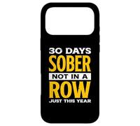 Carcasa para iPhone 17 Pro MAX 30 días Divertidos de sobriedad, no seguidos, Solo Este año | Alcohol