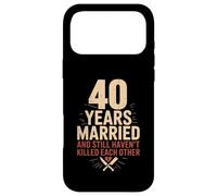 Carcasa para iPhone 17 Pro MAX 40 Years of Marriage & Still Haven't Killed Each Other