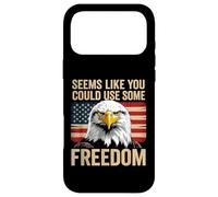Carcasa para iPhone 17 Pro MAX 4th of July US Flag Eagle You Could Use Some Freedom Meme
