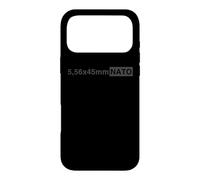 Carcasa para iPhone 17 Pro MAX 5.56 x 45 mm OTAN Divertido Estilo Militar Munición