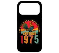 Carcasa para iPhone 17 Pro MAX 50th Birthday Chicken Awesome Since 1975 Farmer 50 Years Old