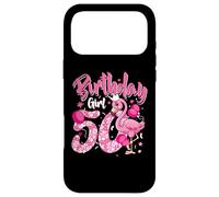 Carcasa para iPhone 17 Pro MAX 50th Birthday Gift Flamingo Fan 50 Year Old Girls 50th Bday