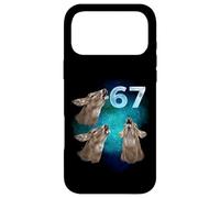 Carcasa para iPhone 17 Pro MAX 67 Meme Ciervo Aullando a la Luna Seis Siete