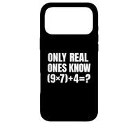 Carcasa para iPhone 17 Pro MAX 67 Meme Matemáticas Brainrot Profesor PEMDAS Solo Real 6 7 Los Que Saben
