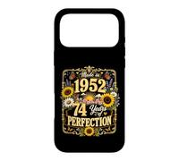 Carcasa para iPhone 17 Pro MAX 74 Year Old Made in 1952 Floral Sunflower 74th Bday Women