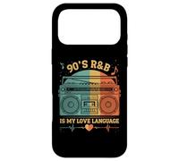 Carcasa para iPhone 17 Pro MAX 90's R&B Is My Love Language Boombox Design for Music Lovers