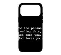Carcasa para iPhone 17 Pro MAX A la Persona Que Lee Esto Dios te ve Dios te ama