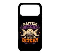 Carcasa para iPhone 17 Pro MAX A Little Witchy Moon Gothic Bitchy Retro Goth Mujeres Niñas