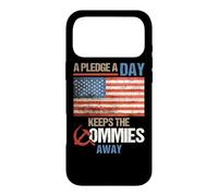 Carcasa para iPhone 17 Pro MAX A Pledge A Day Keeps The Commies Away American Flag America
