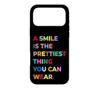 Carcasa para iPhone 17 Pro MAX A Smile Is The Prettiest Thing You Can Wear Quotes Graphic