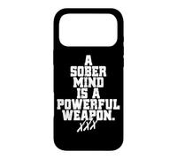 Carcasa para iPhone 17 Pro MAX A Sober Mind Is A Powerful Weapon Straight Edge Edger sXe
