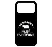 Carcasa para iPhone 17 Pro MAX Abalorio áspero de Nebraska Not for Everyone