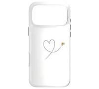 Carcasa para iPhone 17 Pro MAX Abeja Volar Un Corazón Animales Natural