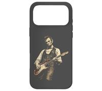 Carcasa para iPhone 17 Pro MAX Abraham Lincoln Guitarra Retro Vintage Historia de la música