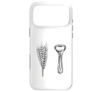 Carcasa para iPhone 17 Pro MAX Abridor de Botellas de Malta de Cerveza y Cebada clásico Retro removedor de Tapas