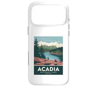 Carcasa para iPhone 17 Pro MAX Acadia National Park Vintage Camping Senderismo Hombres Mujeres Niños