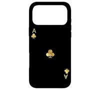 Carcasa para iPhone 17 Pro MAX Ace of Clubs Cartas de Poker Naipes Blackjack