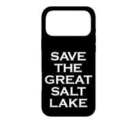 Carcasa para iPhone 17 Pro MAX Activista de conservación del Agua de Utah Salva el Gran Lago Salado