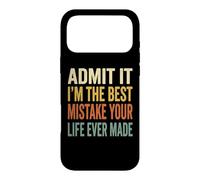 Carcasa para iPhone 17 Pro MAX Admit It Im The Best Mistake Funny Retro Parejas Cita