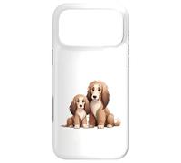Carcasa para iPhone 17 Pro MAX Adorable Cocker Spaniel Mamá y Cachorro Perros