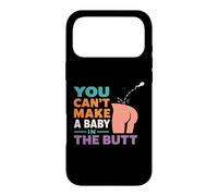 Carcasa para iPhone 17 Pro MAX Adult Humor - You Can't Make A Baby In The Butt