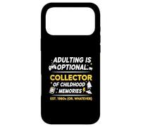 Carcasa para iPhone 17 Pro MAX Adulting is Optional Funny Collector Infancia Kidults