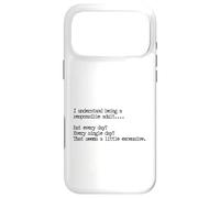 Carcasa para iPhone 17 Pro MAX Adulto Divertido Adulto Responsable