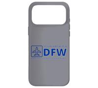 Carcasa para iPhone 17 Pro MAX Aeropuerto Internacional de Dallas Fort Worth DFW Texas Código GPS