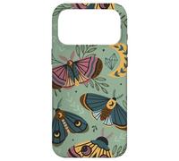 Carcasa para iPhone 17 Pro MAX Aesthetic Cottagecore Celestial Luna Moth Moon Butterfly