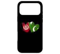 Carcasa para iPhone 17 Pro MAX Afganistán Pakistán Corazón Banderas Cultura Afgana Pakistaní