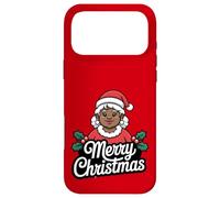 Carcasa para iPhone 17 Pro MAX African American Mrs Claus Christmas Black Xmas Party