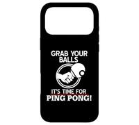 Carcasa para iPhone 17 Pro MAX Agárrate Las Pelotas llegó la Hora del Ping Pong