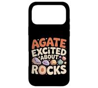 Carcasa para iPhone 17 Pro MAX Agate Excited About Rocks Nerd de geología de Rocas -