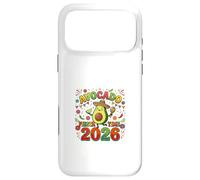 Carcasa para iPhone 17 Pro MAX Aguacate Fiesta Time 2026 Cute Party Vibes