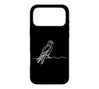 Carcasa para iPhone 17 Pro MAX Aguilucho Norteño Arte Lineal Ornitólogo