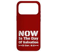 Carcasa para iPhone 17 Pro MAX Ahora es el día de la salvación, Hoy es el día a Salvar