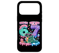 Carcasa para iPhone 17 Pro MAX Ahora Tengo 6 El próximo año seré 7 Kaiju Ice Cream 67 Meme Bday