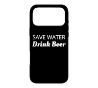Carcasa para iPhone 17 Pro MAX Ahorre Agua Bebida Cerveza Eco Consciente Amante de la