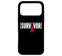 Carcasa para iPhone 17 Pro MAX Aids Survivor VIH Red Ribbon Aids Warrior - Día Mundial del SIDA