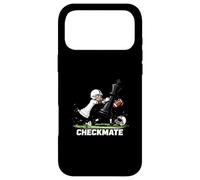 Carcasa para iPhone 17 Pro MAX Ajedrez Fútbol Tackle Peón vs Rey Estrategia Humor