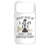 Carcasa para iPhone 17 Pro MAX Ajedrez What Part 1. d4 d5 2. c4 Gambito Reina Ajedrecista