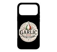 Carcasa para iPhone 17 Pro MAX Ajo sobre Todo Divertido Amante De La Comida Italiana Humor