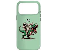 Carcasa para iPhone 17 Pro MAX Al Dabbing Astronauta en un Dinosaurio Dibujos Animados