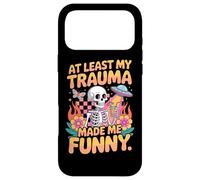 Carcasa para iPhone 17 Pro MAX Al Menos mi Trauma me Hizo Humor Divertido