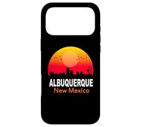 Carcasa para iPhone 17 Pro MAX Albuquerque New Mexico State USA Retro Sunset City Skyline