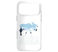 Carcasa para iPhone 17 Pro MAX Alce de Alce de Alaska | Naturaleza de montañas | Alaska